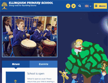 Tablet Screenshot of ellinghamschool.co.uk